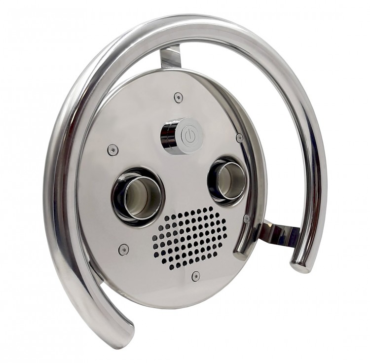 Противоток Сounter-flow AISI 304 встраиваемый с двумя соплами с пневмокнопкой 75 м3/ч,  3(380-400В), 4 кВт 