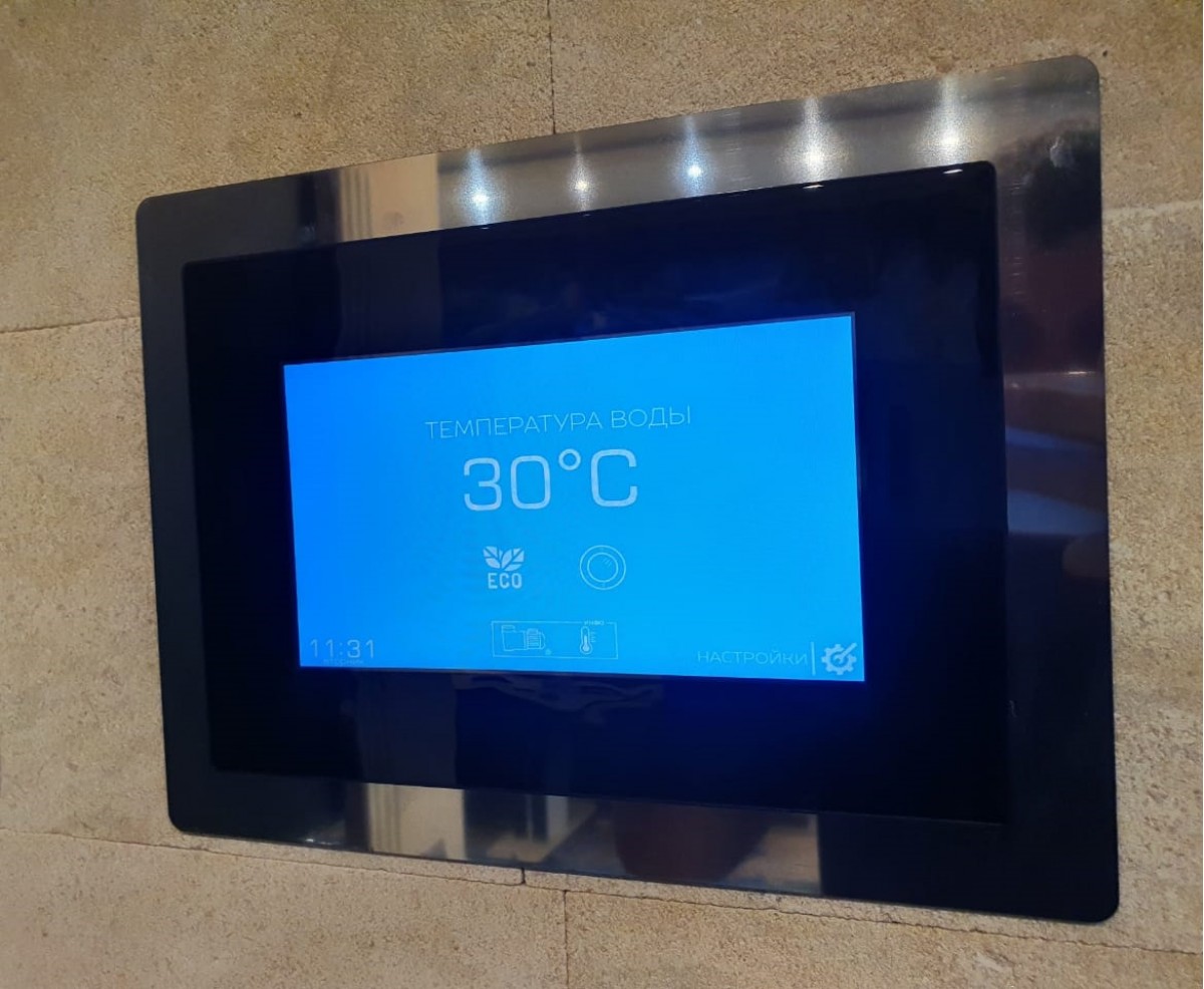 Блок управления бассейном СПРУТ с сенсорным дисплеем 7"