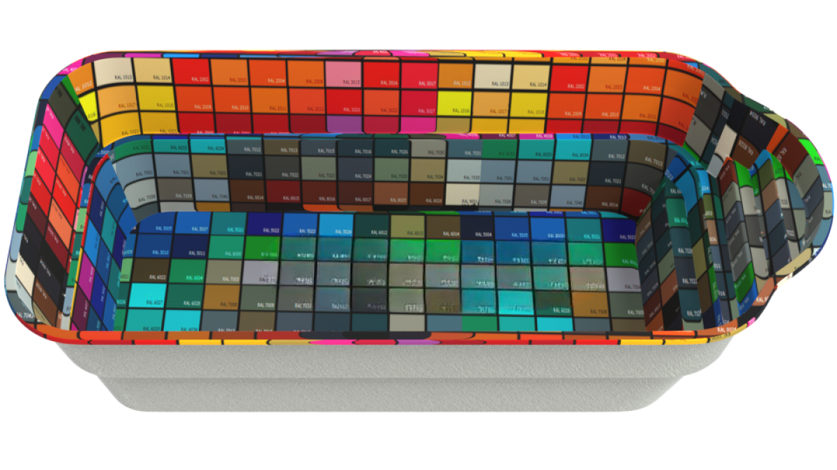 Композитный бассейн "Forte" 700 х 300 х 170  см  глубиной 165 см, прямоугольник морозоустойчивый