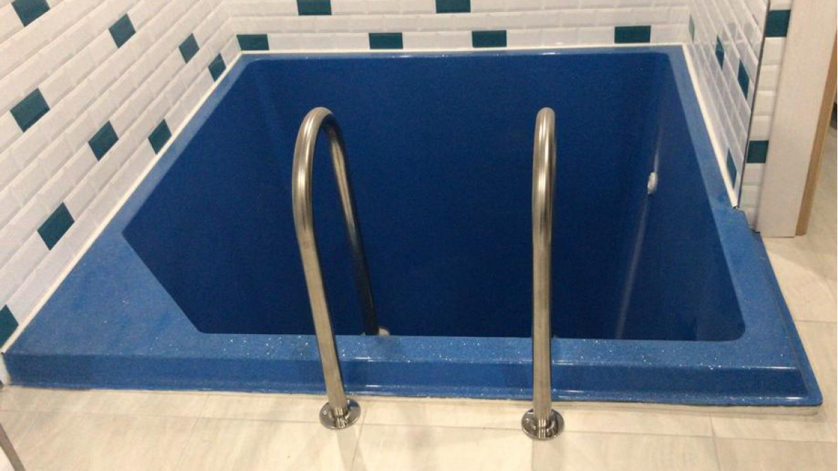 Композитная купель "Scandi" 215 х 215 х 165см  глубиной 165 см, квадратная морозоустойчивая