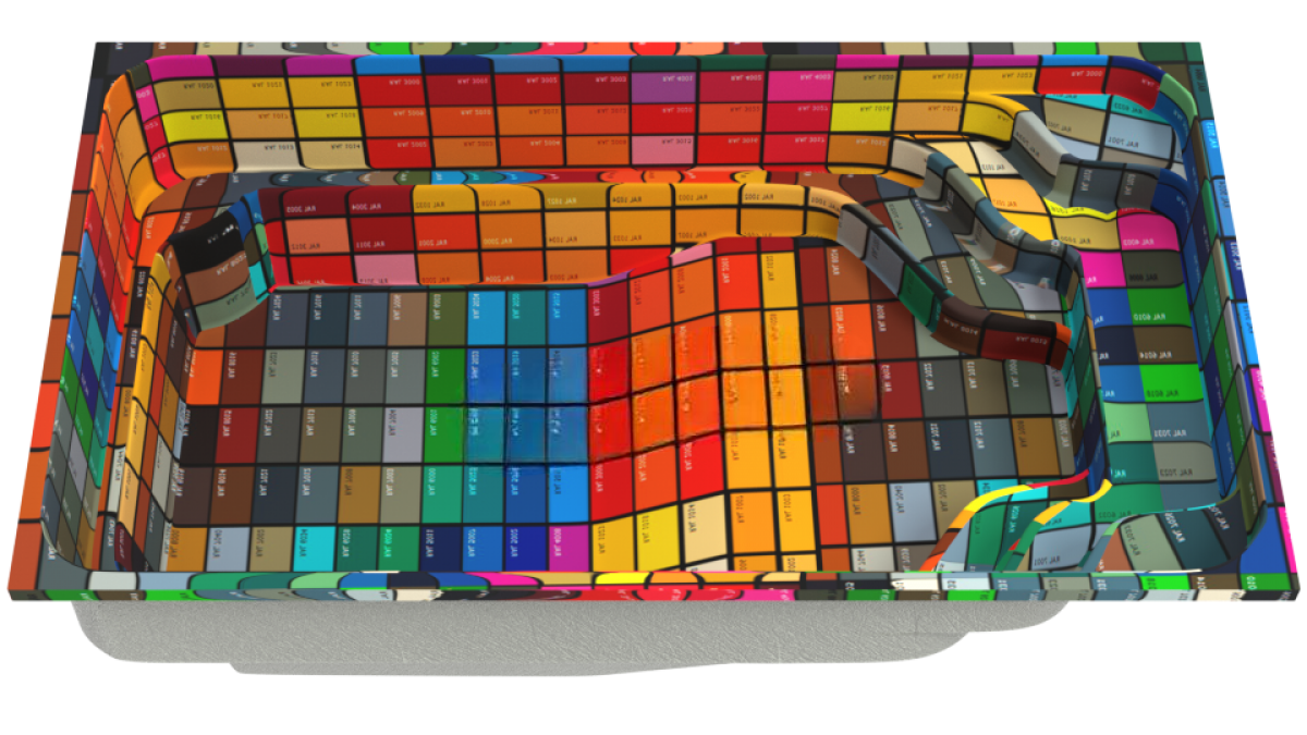 Композитный бассейн "Temp" 610 х 320 см глубиной 125 х 160 см, прямоугольник морозоустойчивый