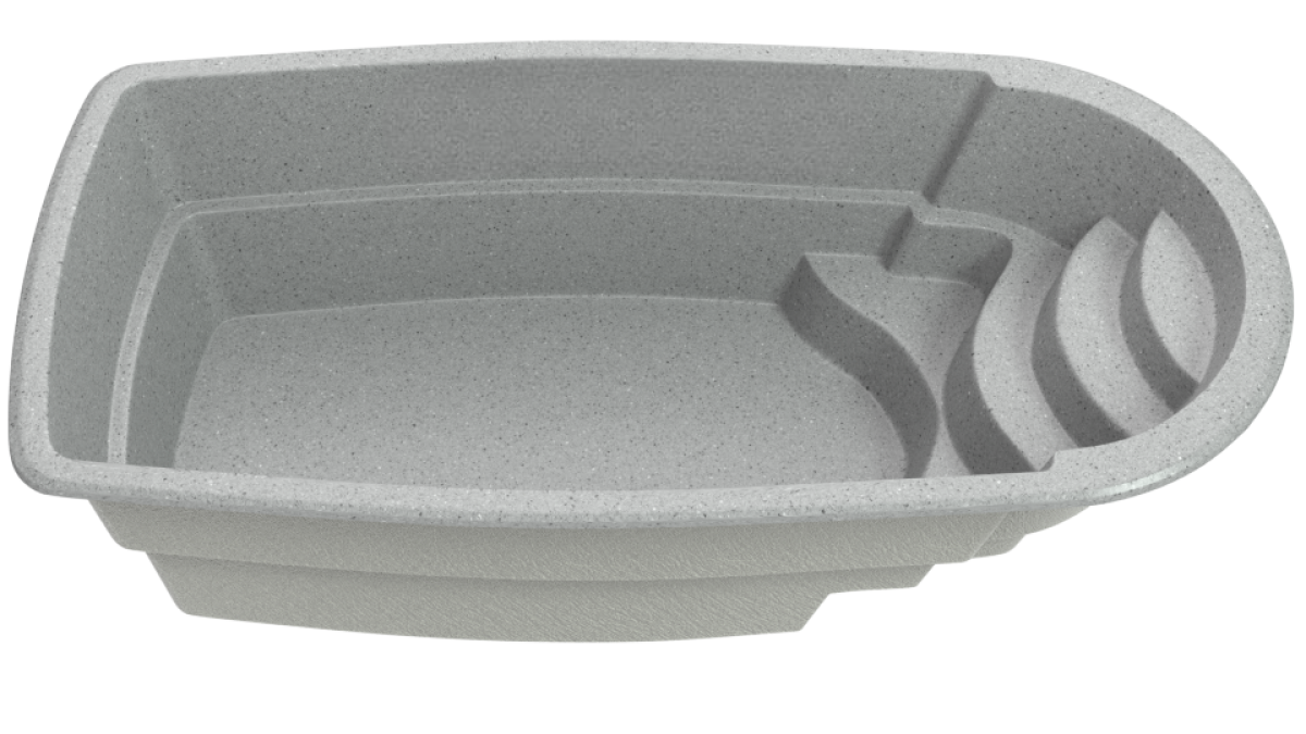 Композитный бассейн "Terciya" 650 х 325 х 155  см  глубиной 155 см, прямоугольник морозоустойчивый