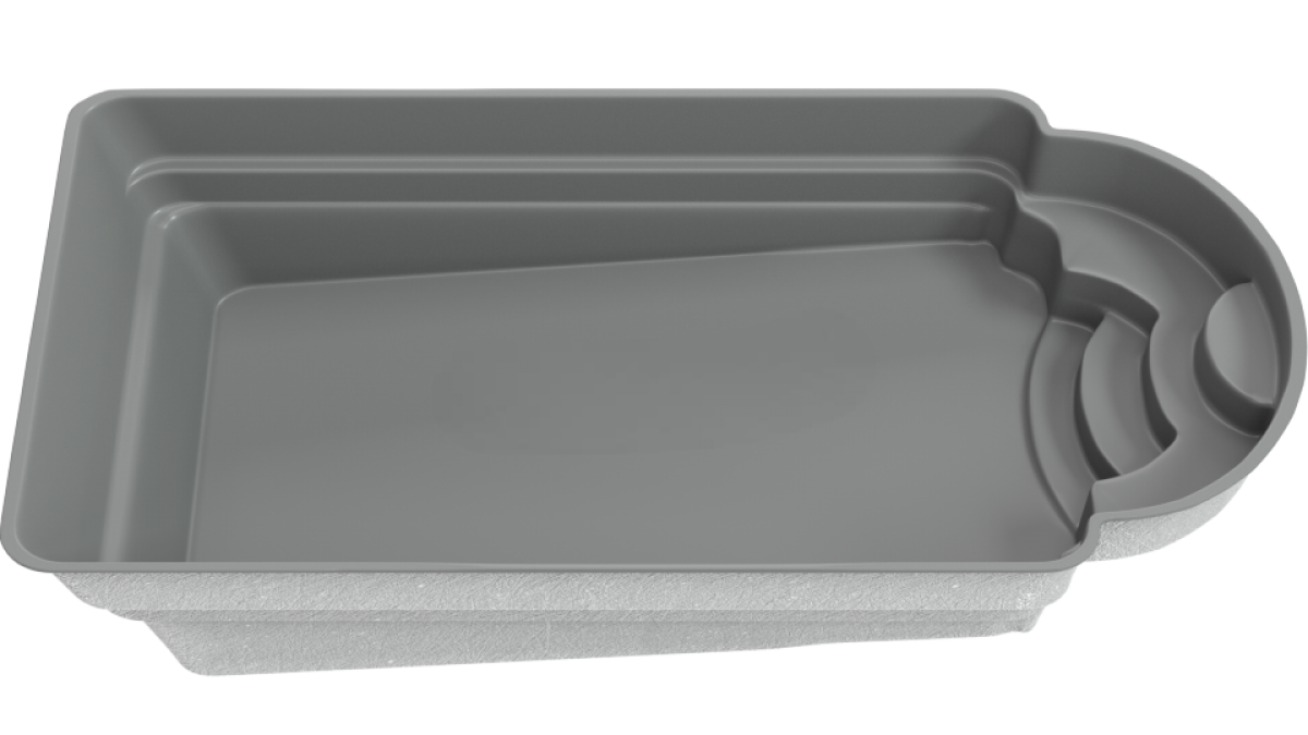 Композитный бассейн "Vivo" 800 х 340  см  глубиной 130 х 180 см, прямоугольник морозоустойчивый