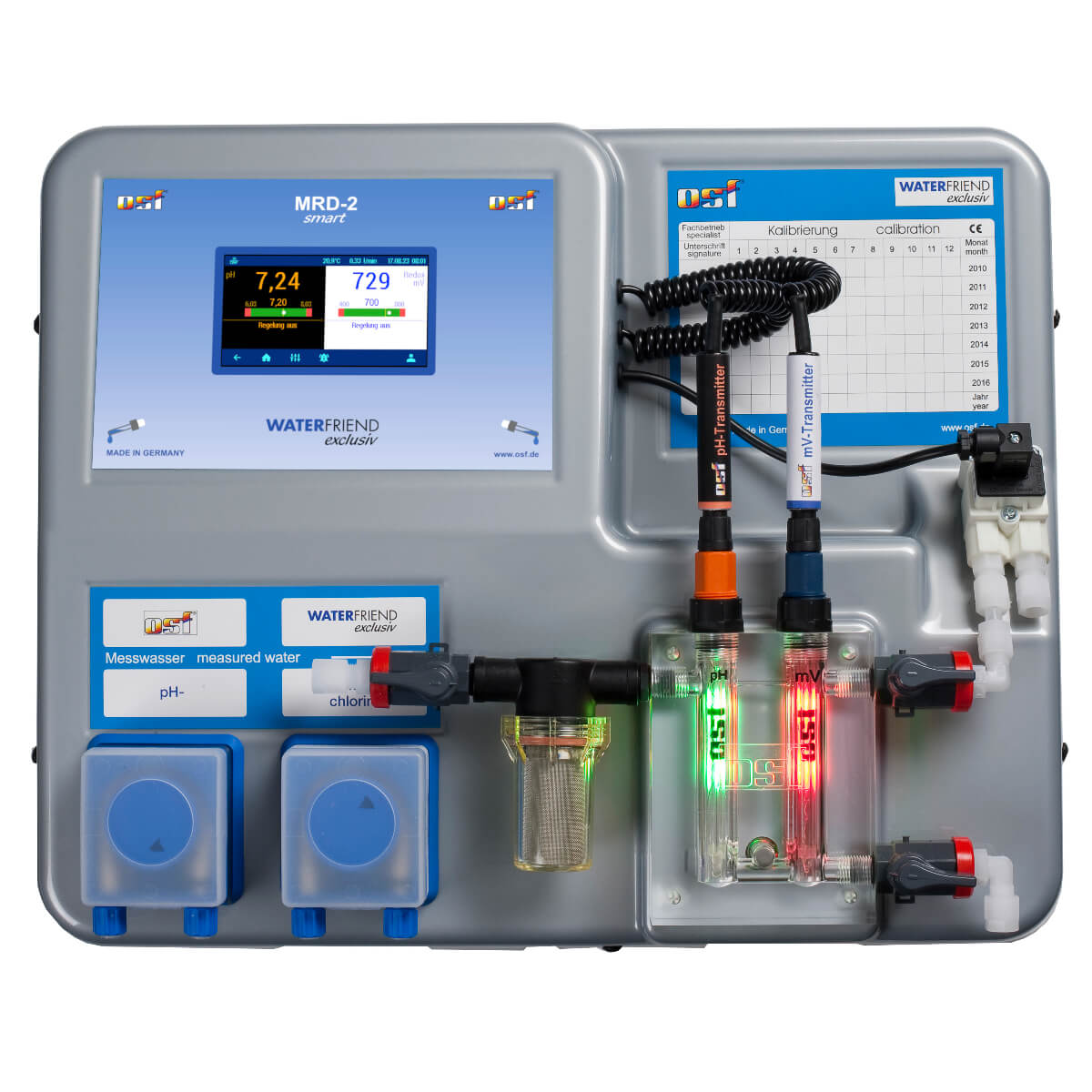 Станция дозирования OSF Waterfriend Exclusiv MRD-2 (pH, Rx), 2 насоса, LAN - 310.000.0820