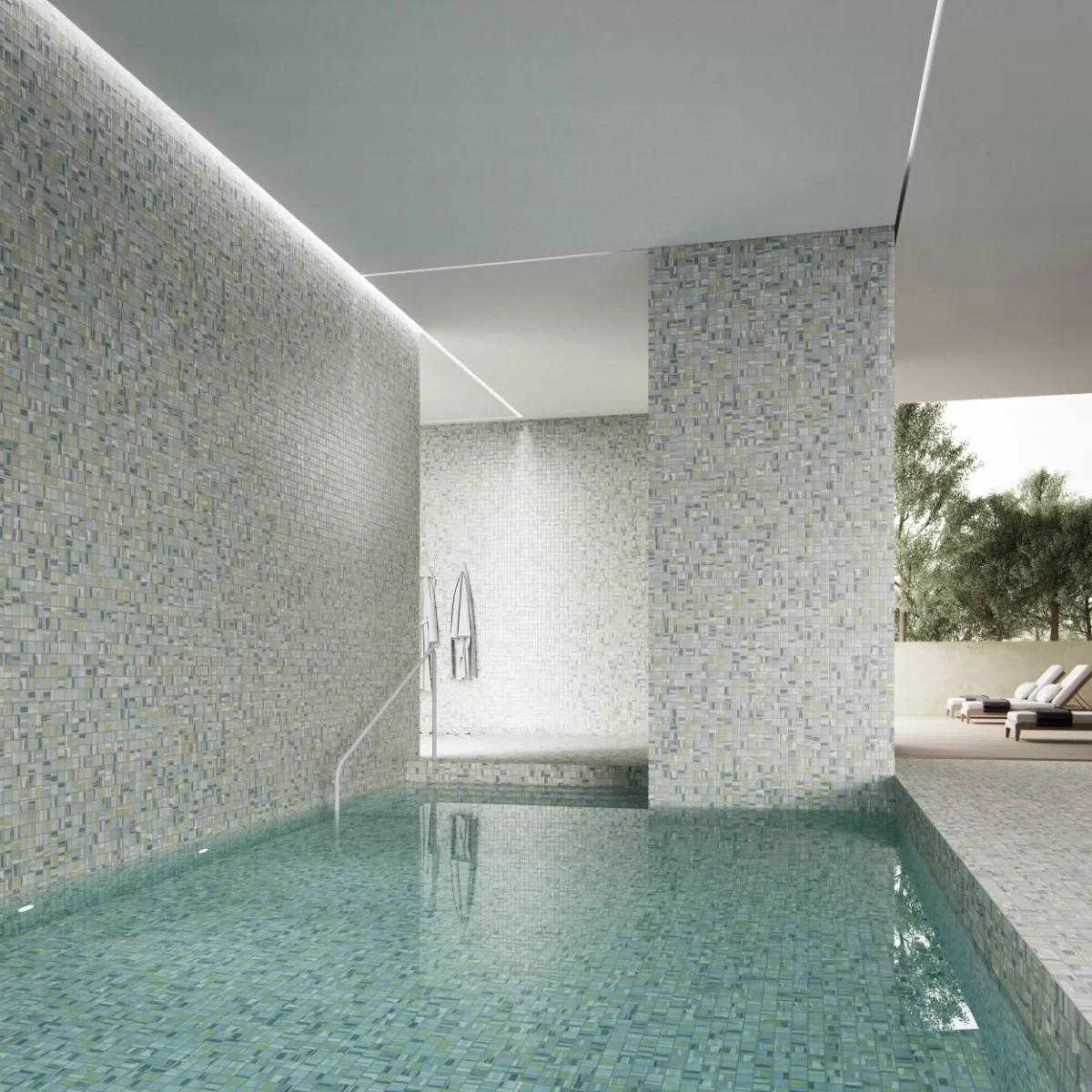 Стеклянная мозаичная смесь Ezarri Aquarelle Pigment 50