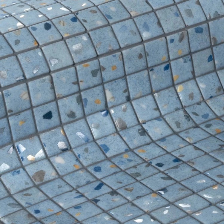 Стеклянная мозаичная смесь Ezarri Terrazzo Sea 25