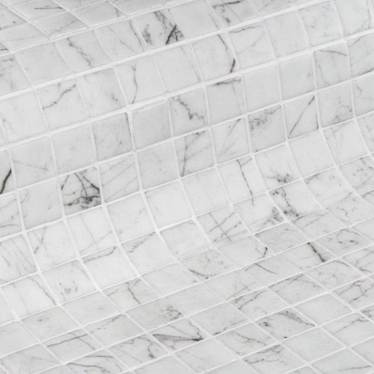 Мозаика стеклянная Ezarri Zen Carrara 25