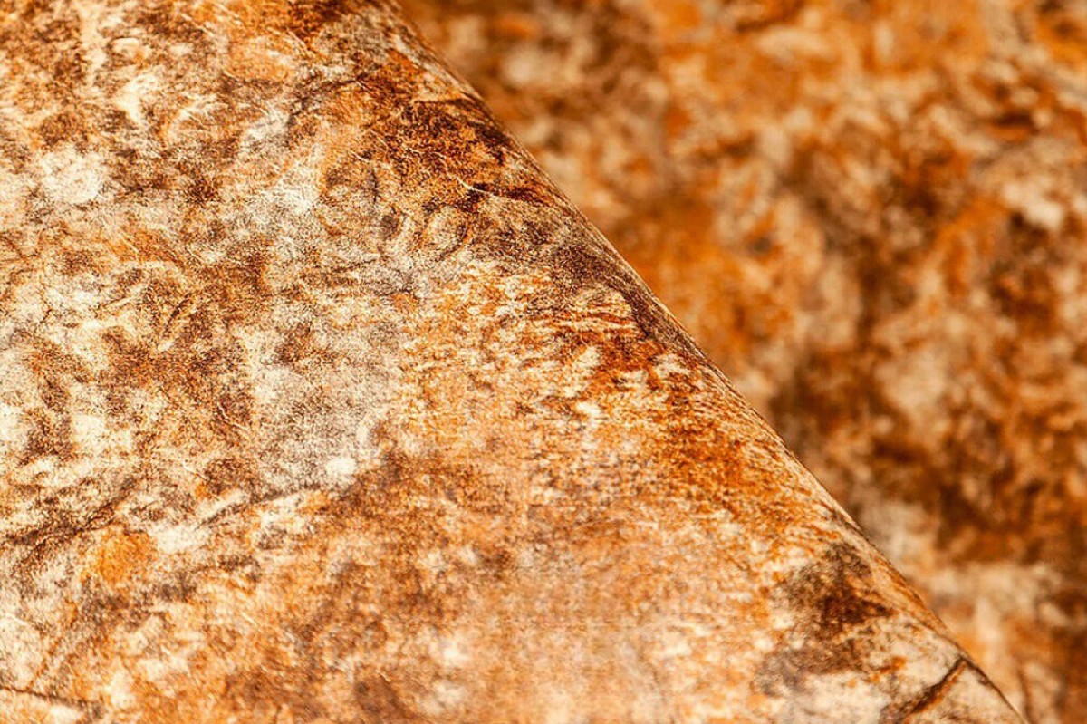 Пленка ПВХ для бассейна 1,65х21,00м "Alkorplan-Touch", "Authentic",3D, коричневый гранит, текстурная /35517402