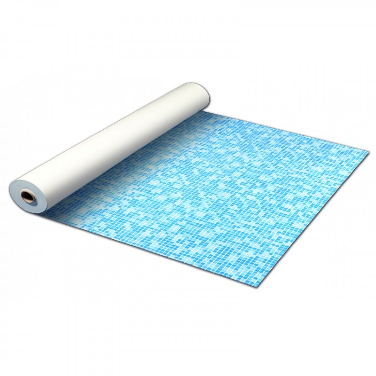 Пленка для бассейна ПВХ 1,65х25,00м "Alkorplan-3000", "Byzance Blue", мозаика неразмытая/35417209