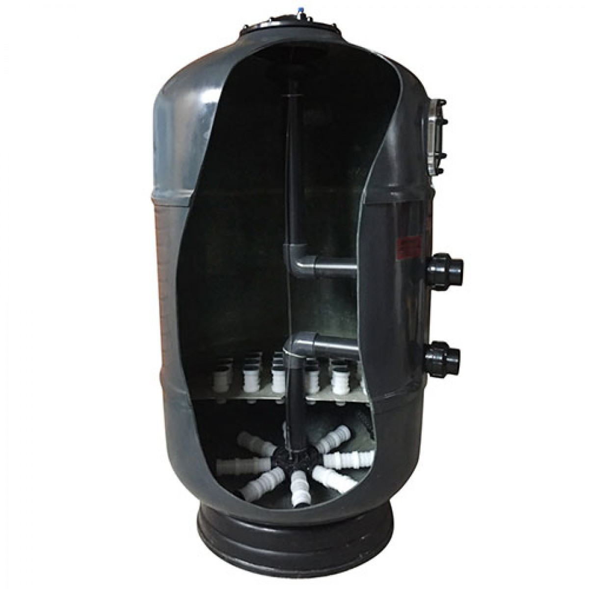 Фильтр для бассейна Piarpi Iris Ø660 с дюзовой пластиной, 17 м³/ч, бок.подкл. 1½", без вентиля