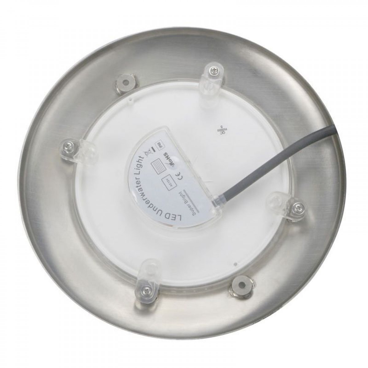 Прожектор светодиодный T201S 546LED 33 Вт RGB стальной (AISI-316) + закладная