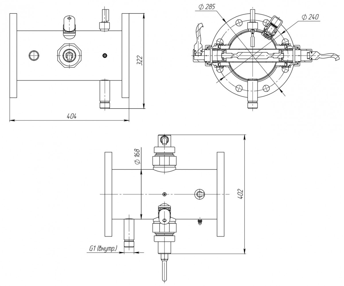 Установка УФ-обработки воды UVM-1000 с лампами среднего давления