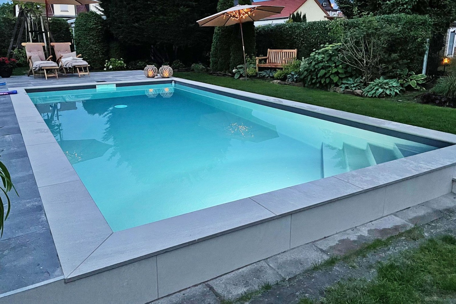 Строительство уличных бассейнов