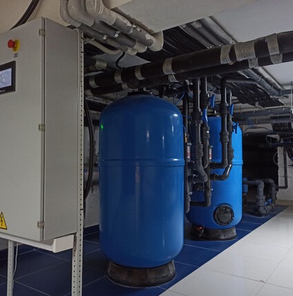 Монтаж оборудования для бассейна