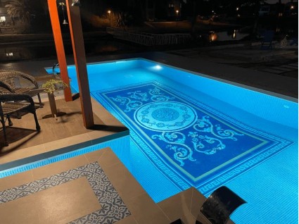 Облицовка бассейнов мозаикой