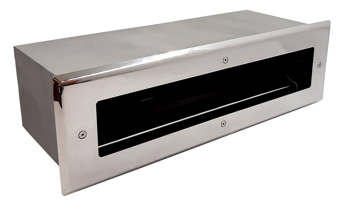 Узкий скиммер 2"  с выдвижной корзиной  из стали AISI-304